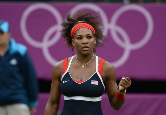 2012 Summer Olympics. Tennis. Day Five