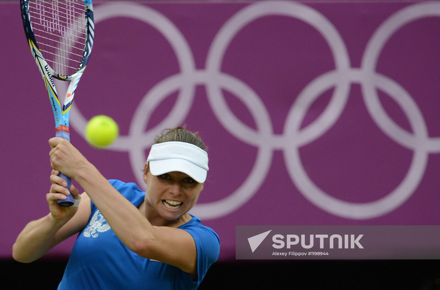 2012 Summer Olympics. Tennis. Day Five