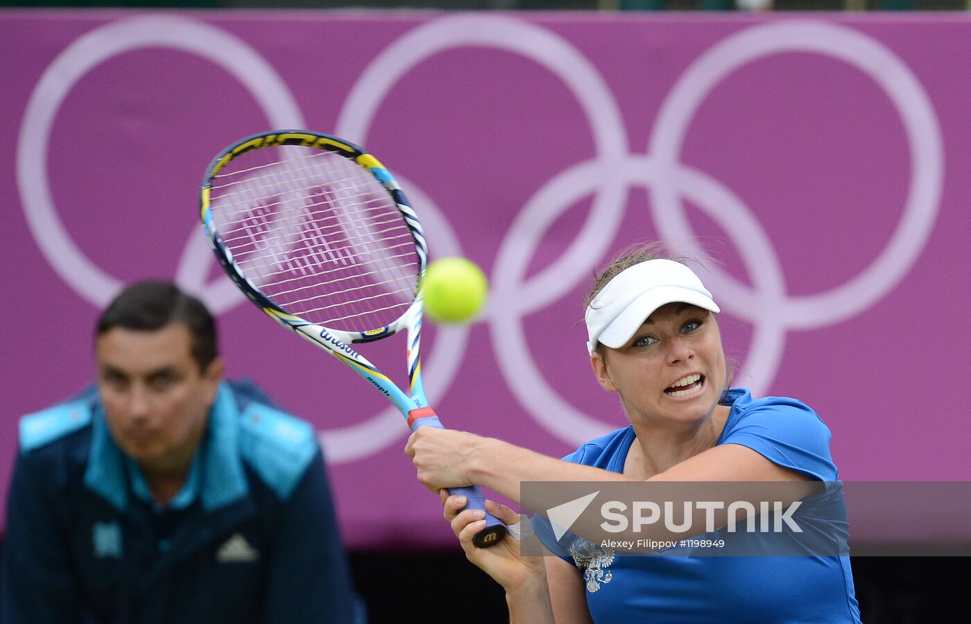 2012 Summer Olympics. Tennis. Day Five