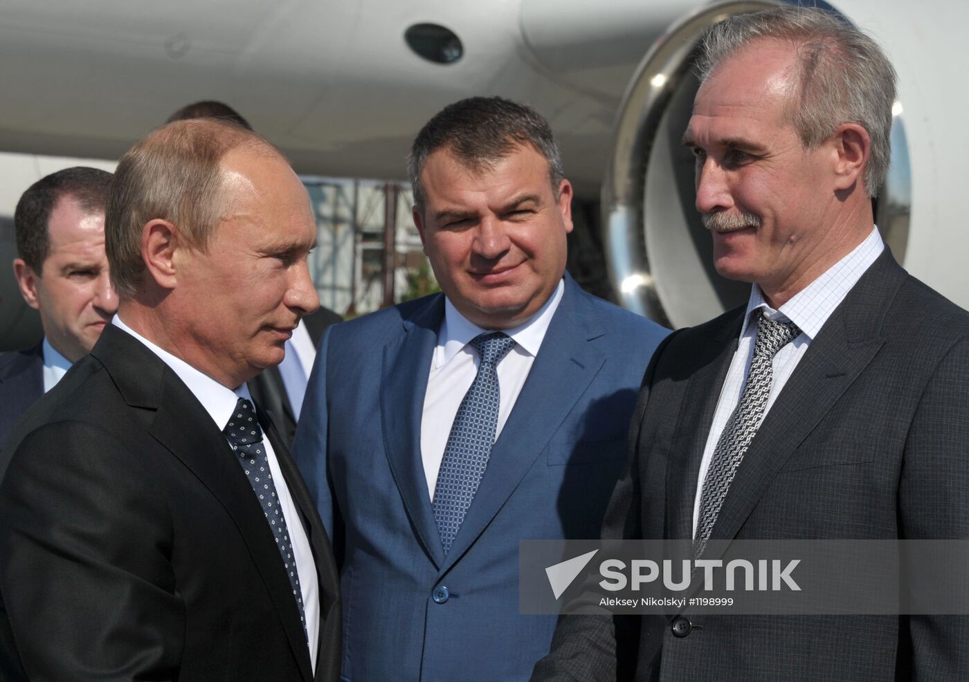 Vladimir Putin arrives in Ulyanovsk region on working visit
