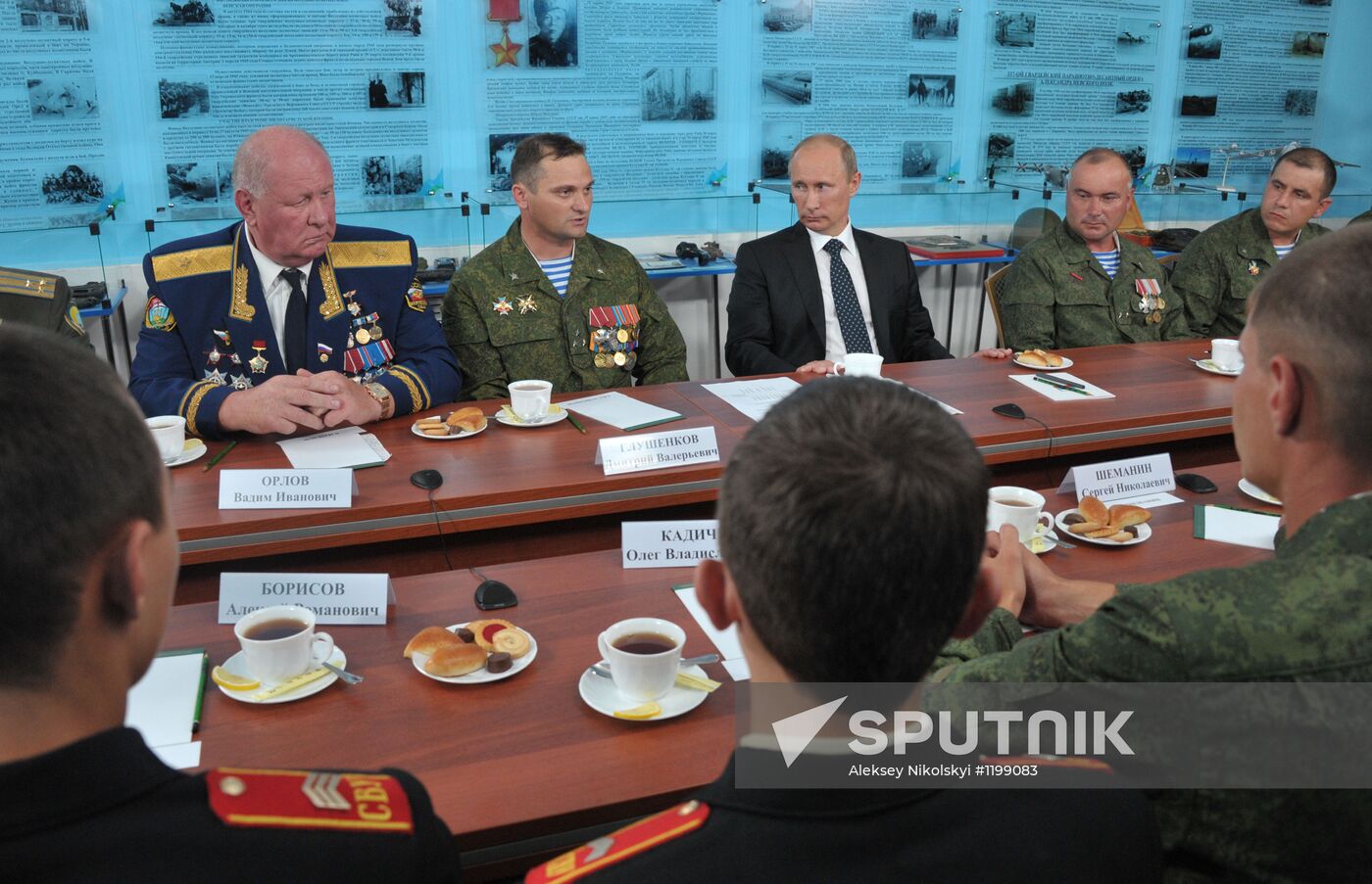 Vladimir Putin visits 31th Guards Separate Air Assault Brigade