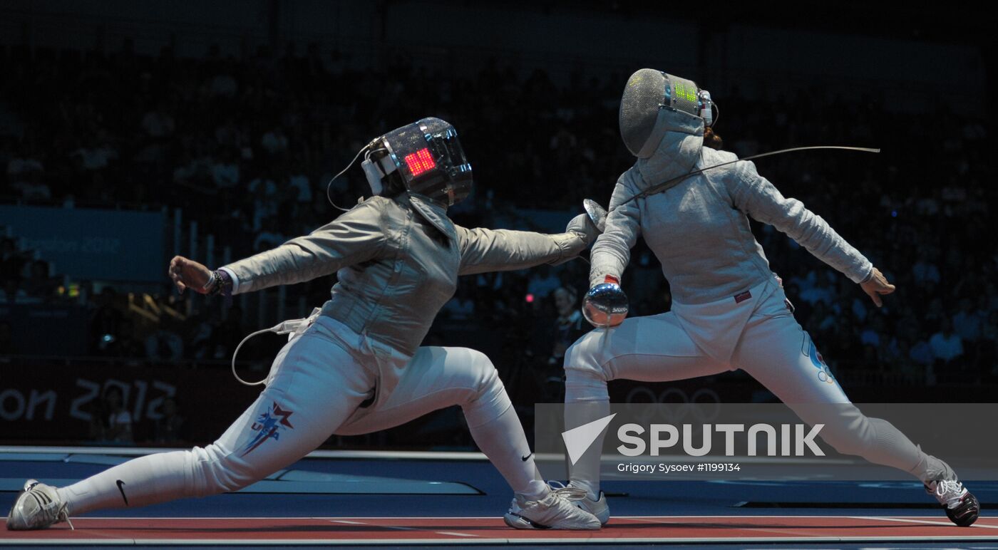 2012 Olympic Games. Fencing. Women's Individual Sabre