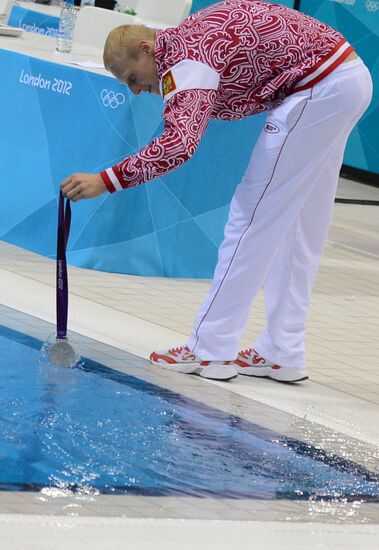 Olympics 2012 Men's Synchronized Diving. 3-meter Springboard