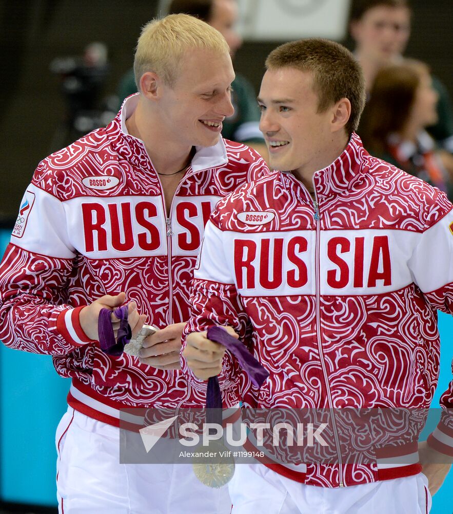 Olympics 2012 Men's Synchronized Diving. 3-meter Springboard