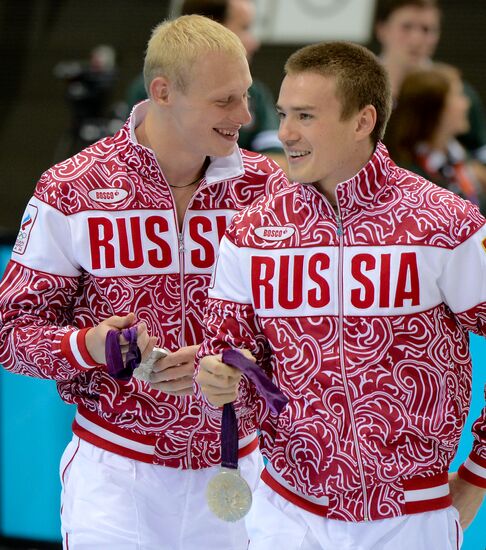 Olympics 2012 Men's Synchronized Diving. 3-meter Springboard