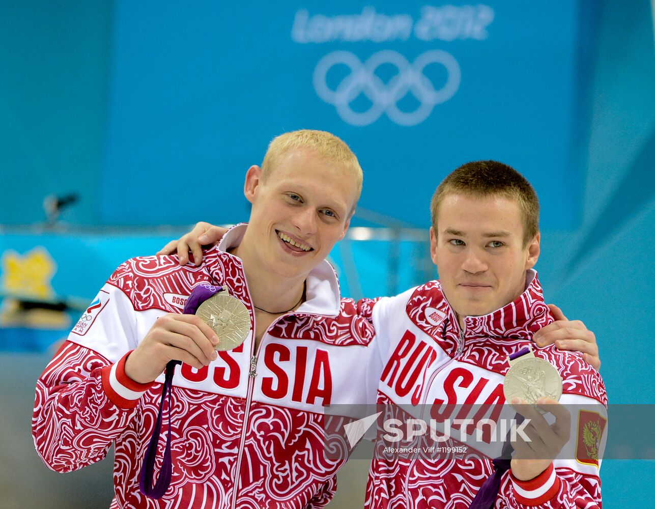 Olympics 2012 Men's Synchronized Diving. 3 meter springboard