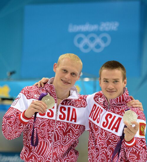 Olympics 2012 Men's Synchronized Diving. 3 meter springboard