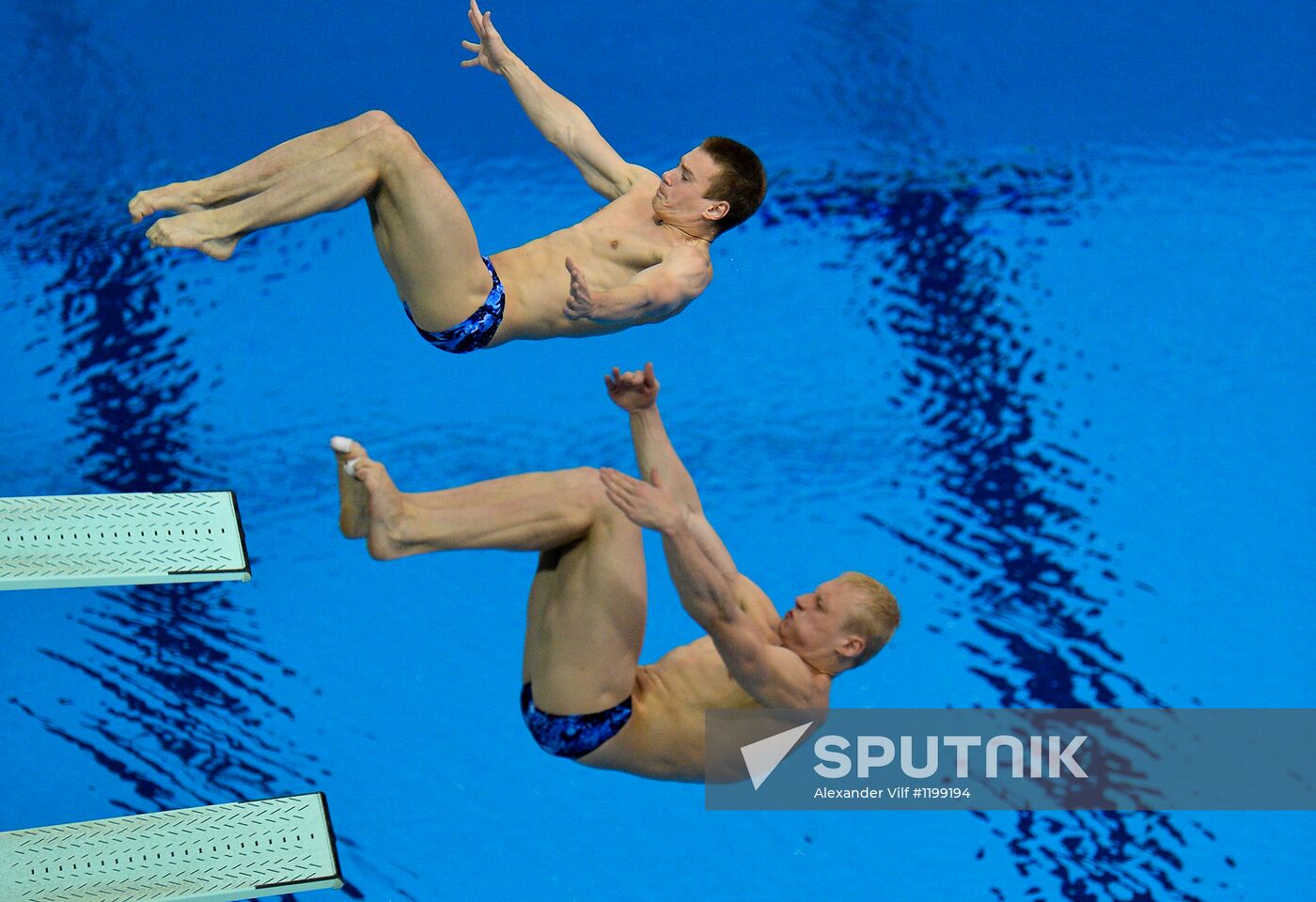 Olympics 2012 Men's Synchronized Diving. 3 meter springboard