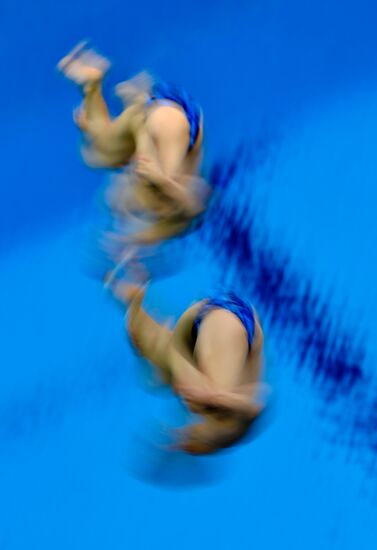 Olympics 2012 Men's Synchronized Diving. 3 meter springboard