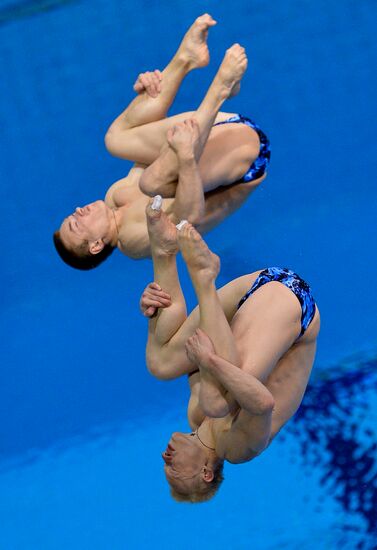 Olympics 2012 Men's Synchronized Diving. 3 meter springboard