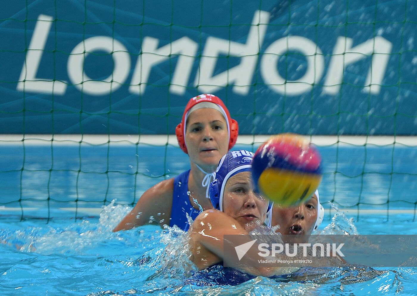 2012 Olympic Games. Women's Water Polo. Italy vs. Russia