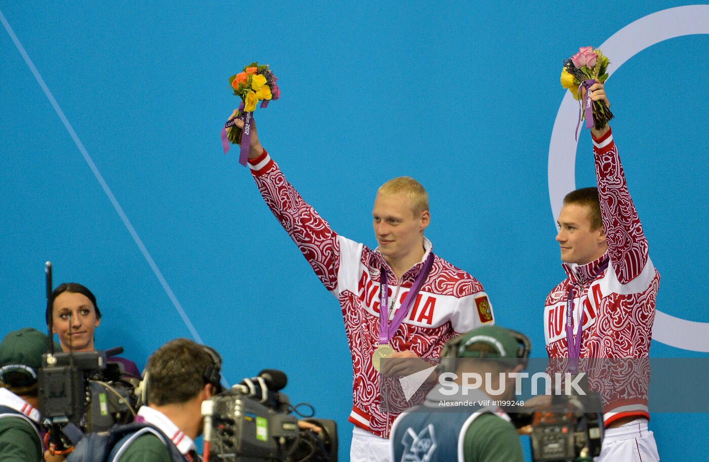 2012 Olympics. Men's Synchronised 3m Springboard Diving