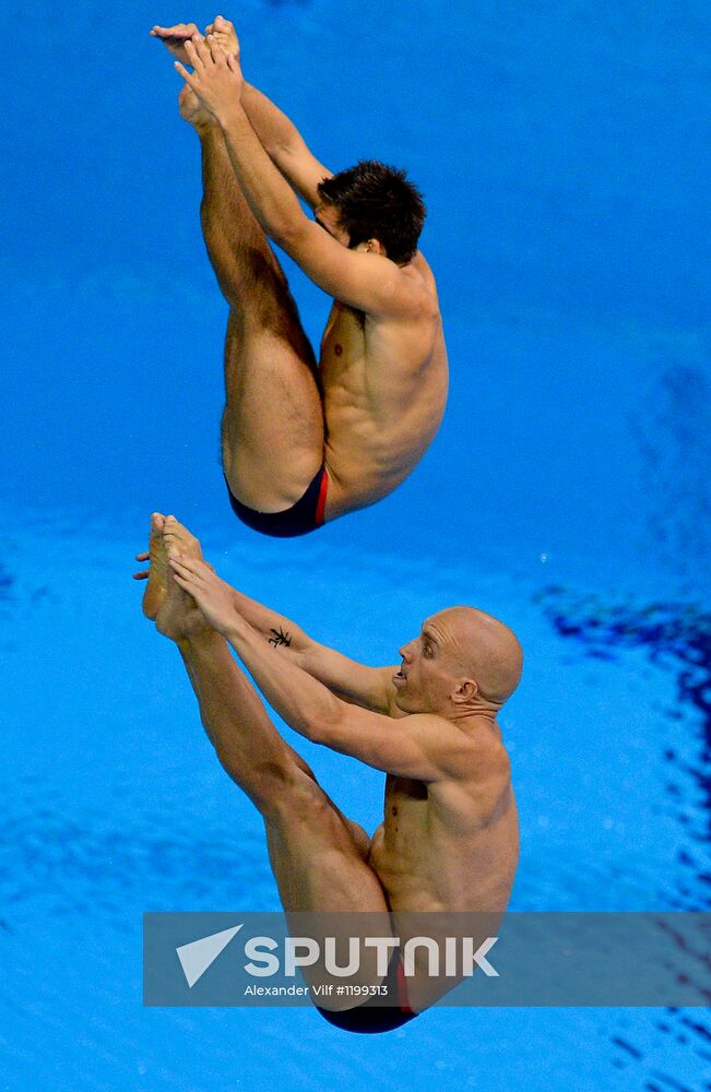 2012 Olympics. Men's Synchronised 3m Springboard Diving