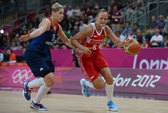 2012 Olympic Games. Women's Basketball. UK vs. Russia