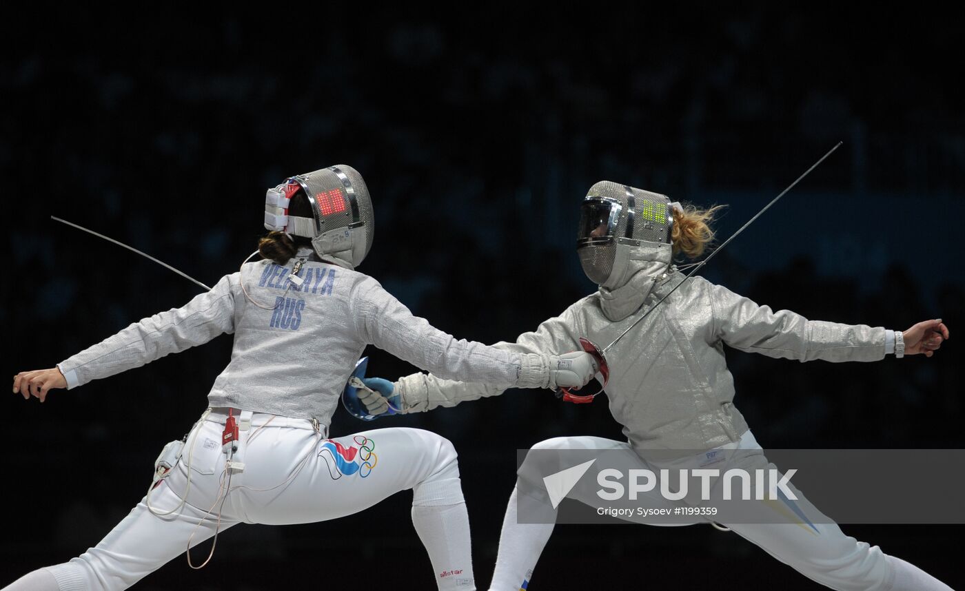2012 Olympic Games. Fencing. Women's Individual Sabre