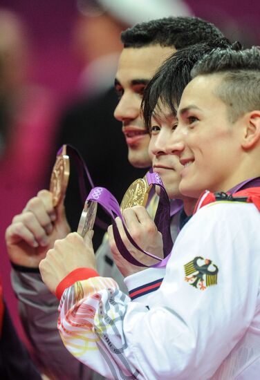 Olympics 2012 Men's Gymnastics. All-around