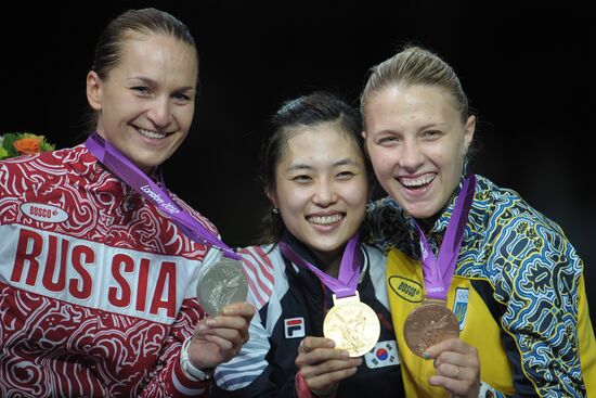 Olympics 2012 Women's Fencing. Sabre
