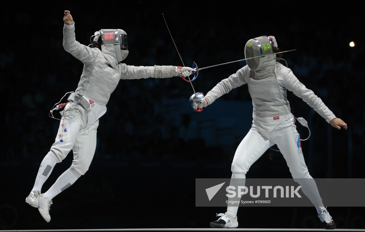 2012 Olympic Games. Fencing. Women's Individual Sabre