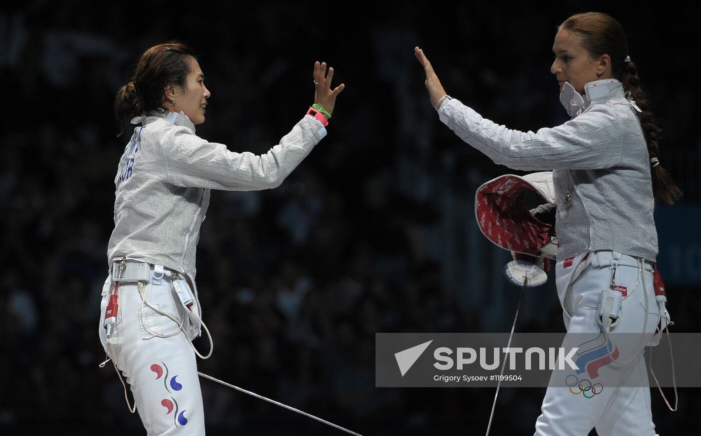 2012 Olympic Games. Fencing. Women's Individual Sabre