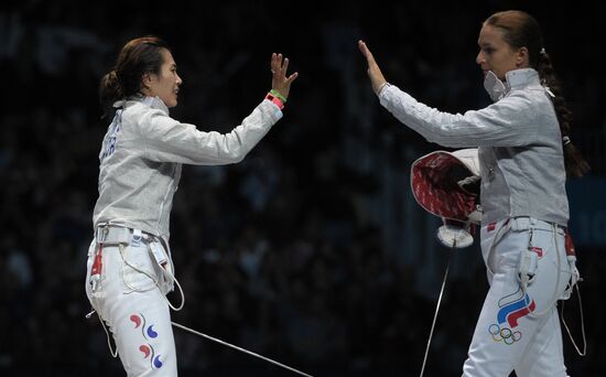 2012 Olympic Games. Fencing. Women's Individual Sabre