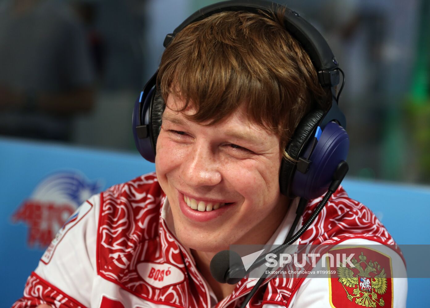 Honoring Olympic medalists in Russia Park