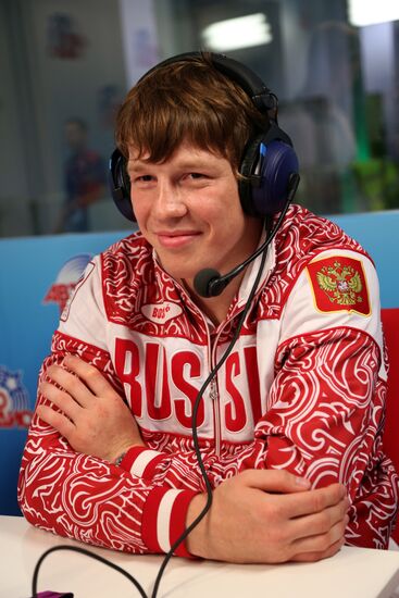 Honoring Olympic medalists in Russia Park