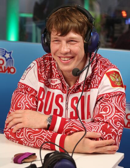 Honoring Olympic medalists in Russia Park