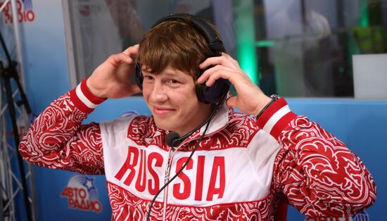 Honoring Olympic medalists in Russia Park