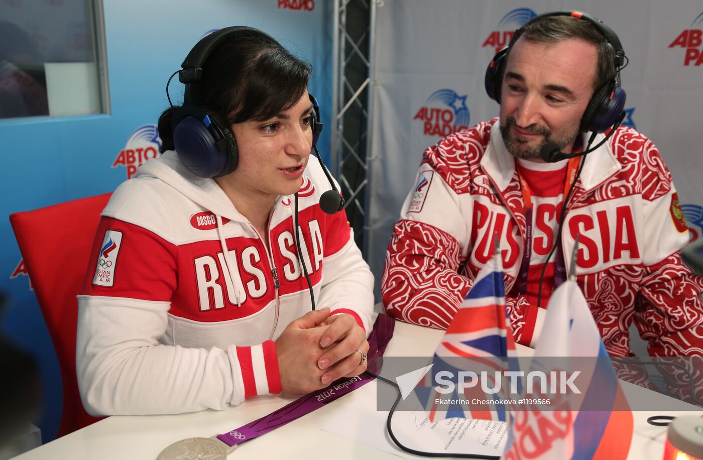 Honoring Olympic medalists in Russia Park