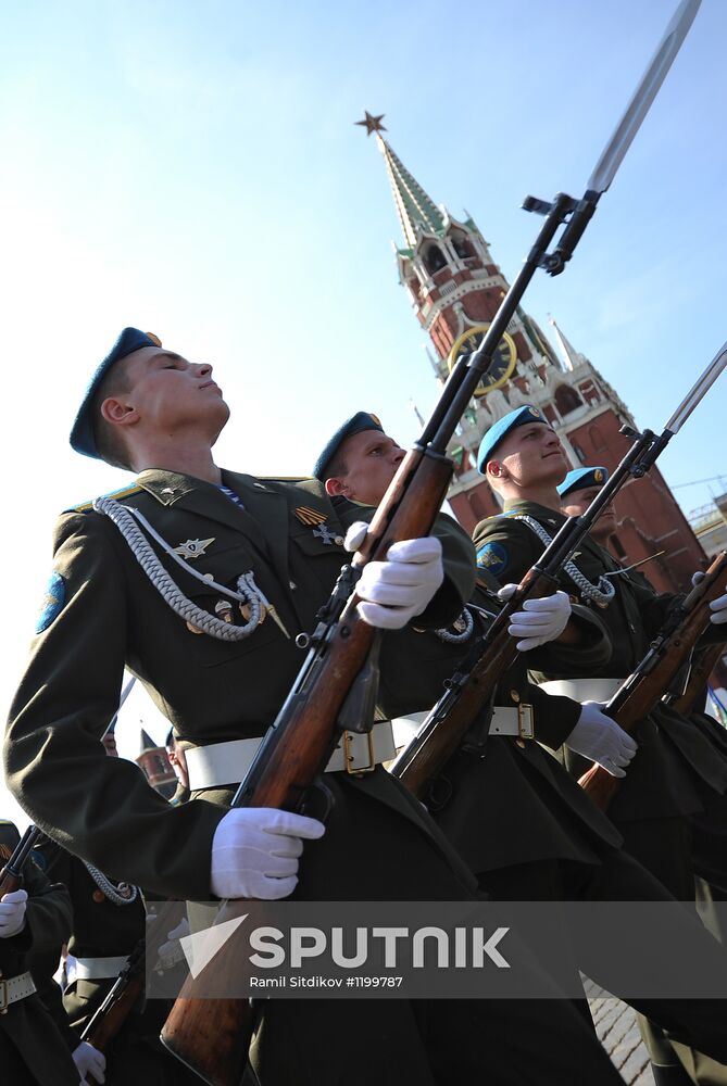 Celebrations of Airborne Troops Day in Moscow