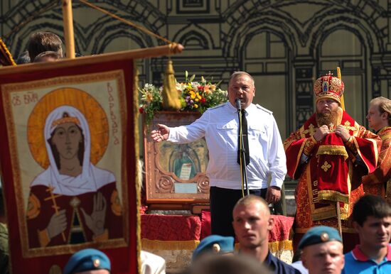 Celebrations of Airborne Troops Day in Moscow