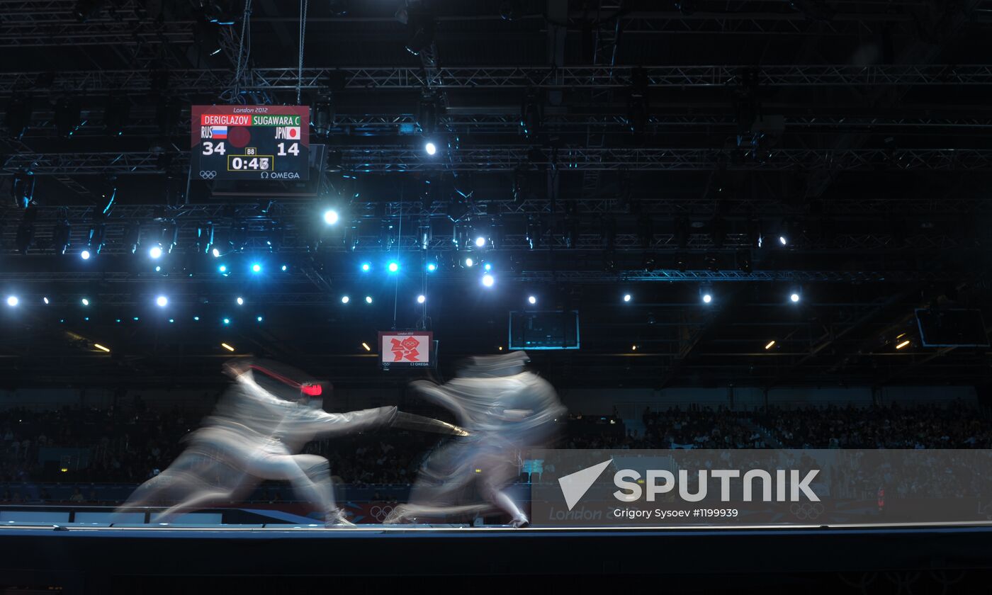 2012 Summer Olympics. Fencing. Women's team foil