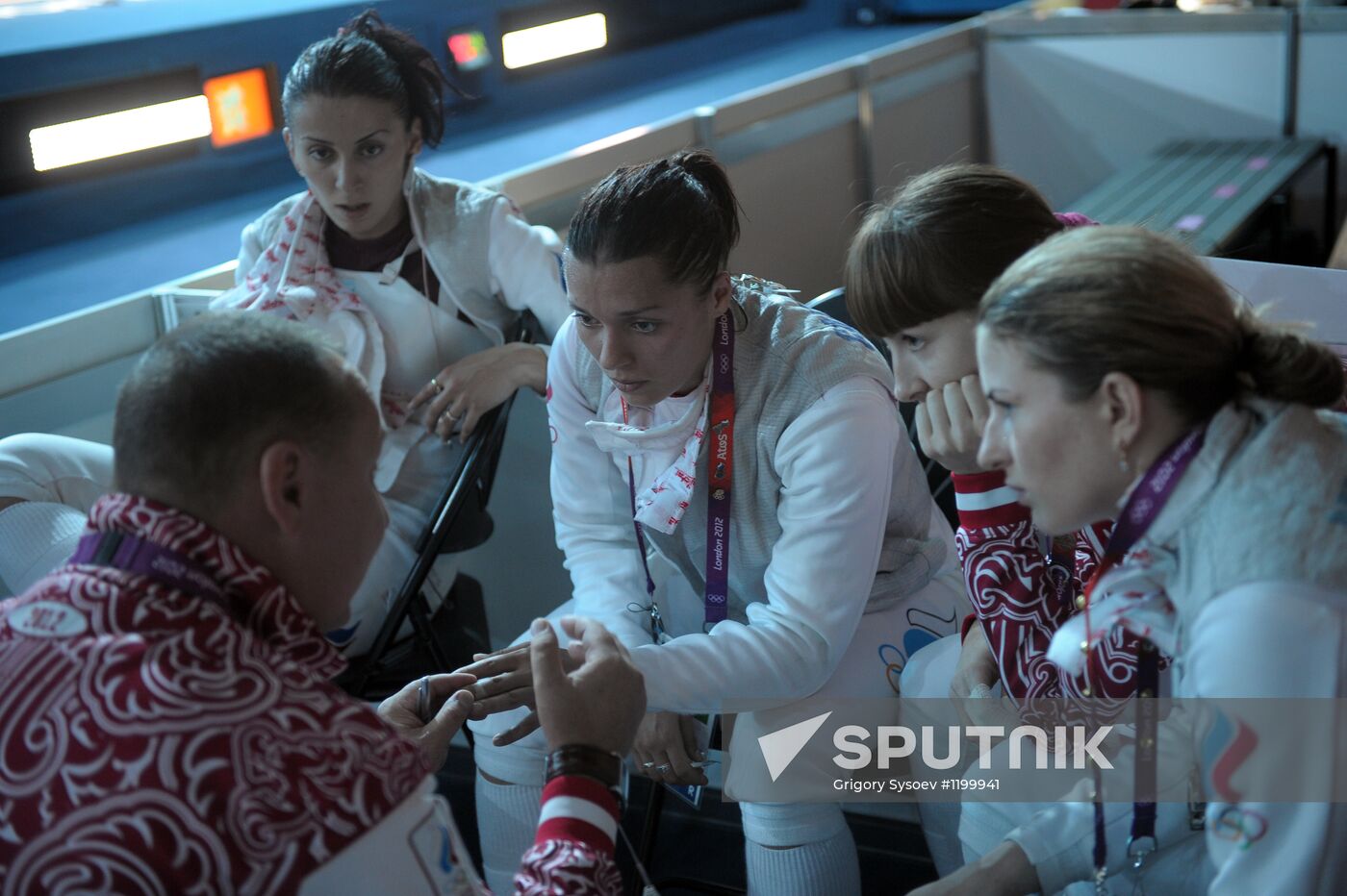 2012 Olympics. Women's Team Foil