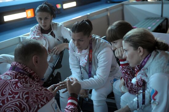 2012 Olympics. Women's Team Foil