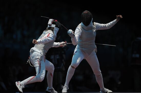 Women's team foil. Fencing. Olympic Games 2012