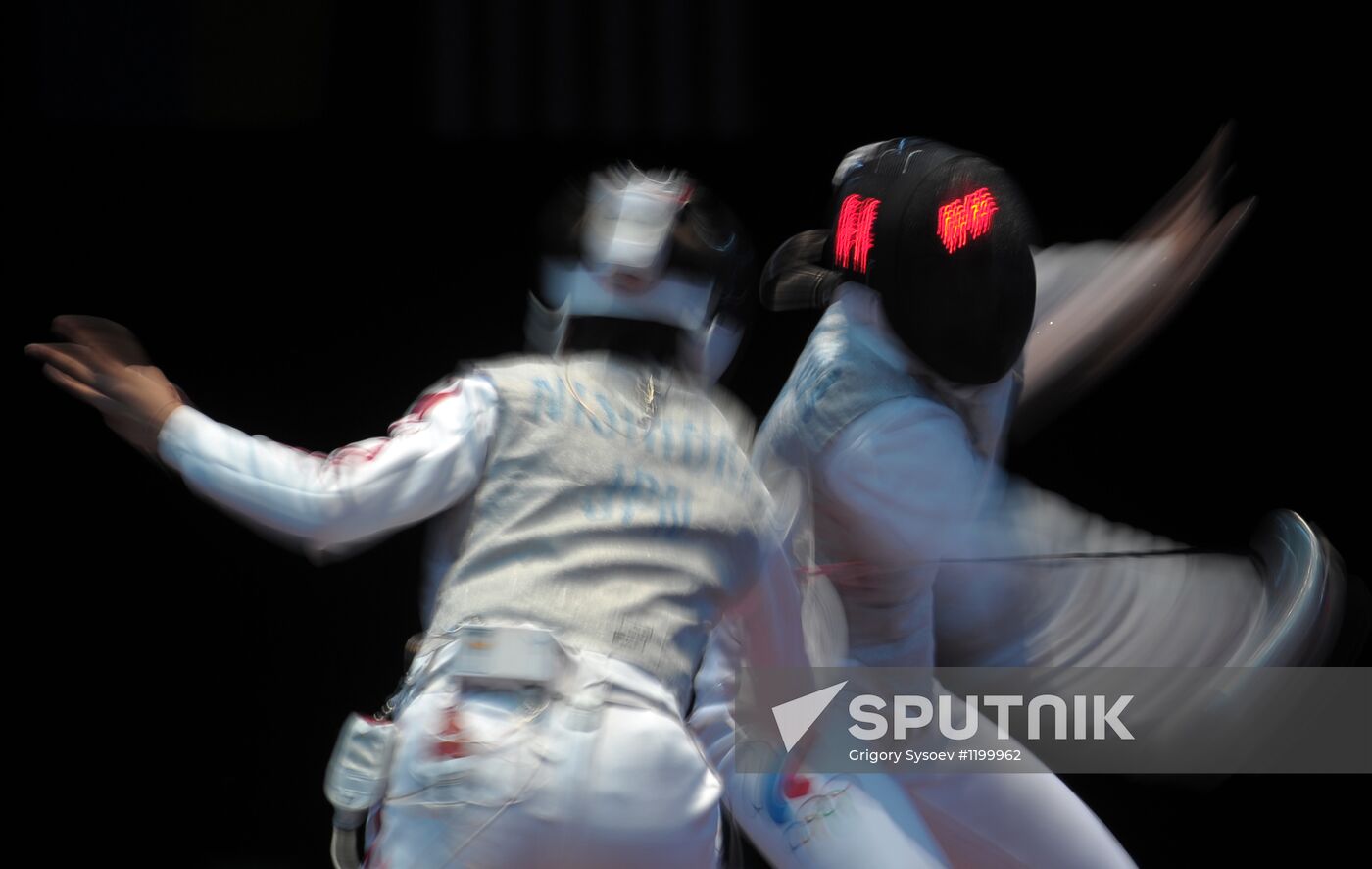 Women's team foil. Fencing. Olympic Games 2012