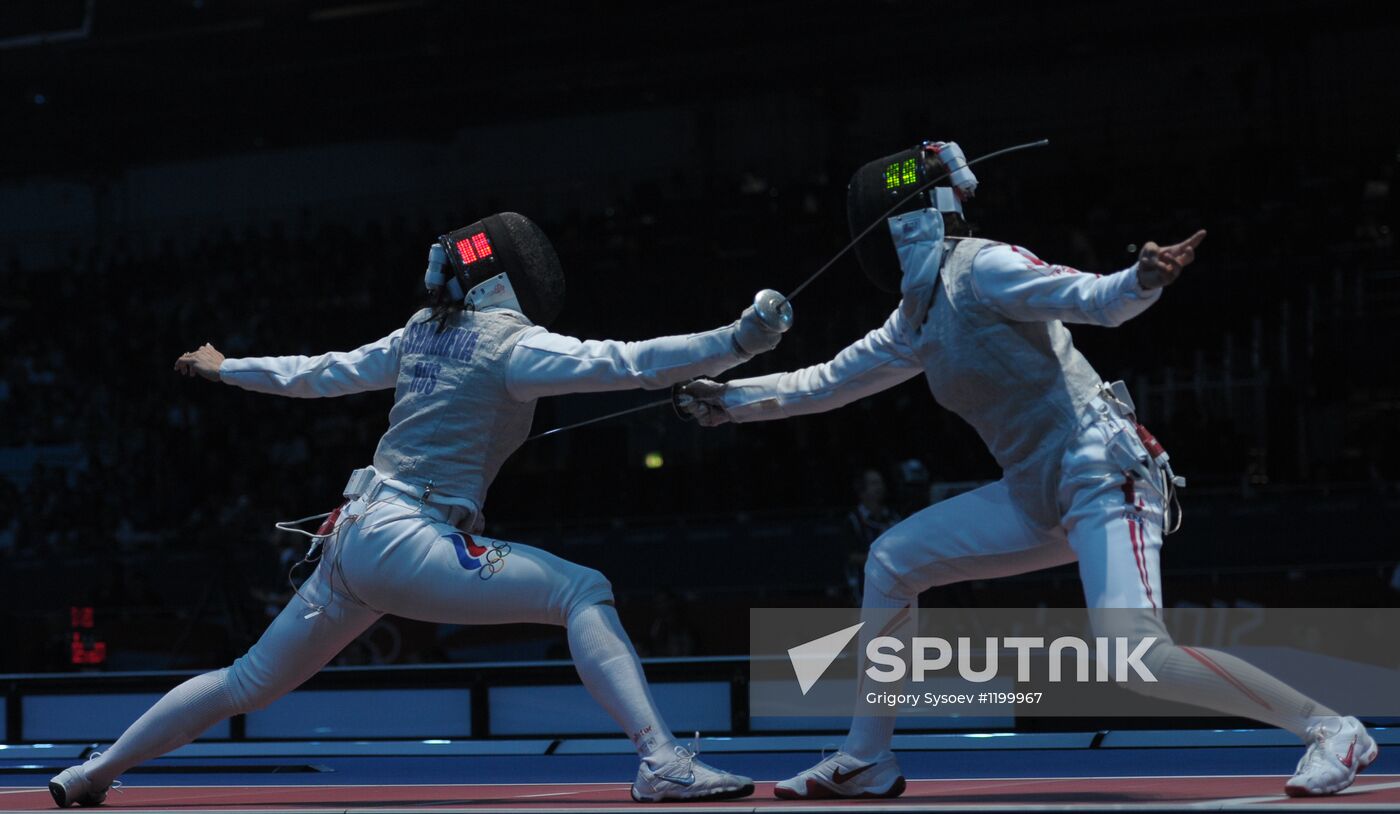 Women's team foil. Fencing. Olympic Games 2012