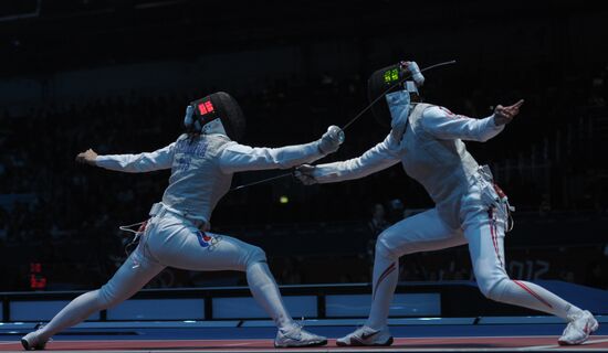 Women's team foil. Fencing. Olympic Games 2012