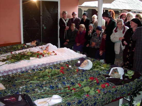 burial victims terrorist act