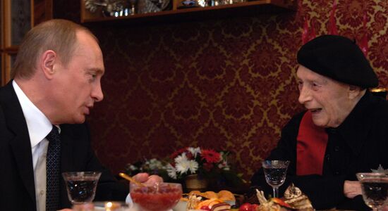 Putin Moiseev Congratulations 