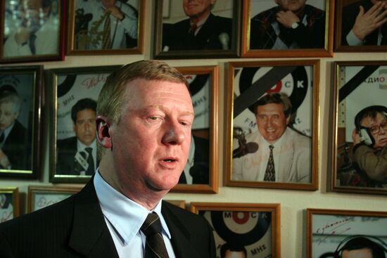 Chubais live radio