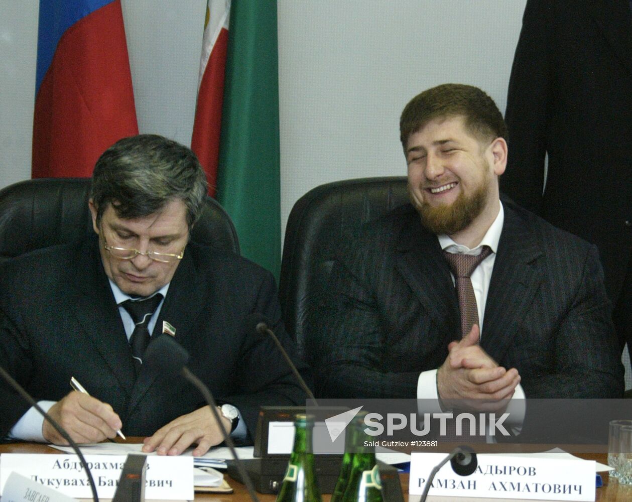 Kadyrov prime minister of the Chechen Republic