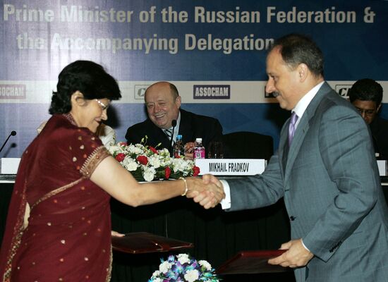 FRADKOV VISIT INDIA