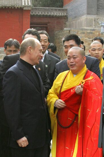 RUSSIAN PRESIDENT'S CHINESE VISIT