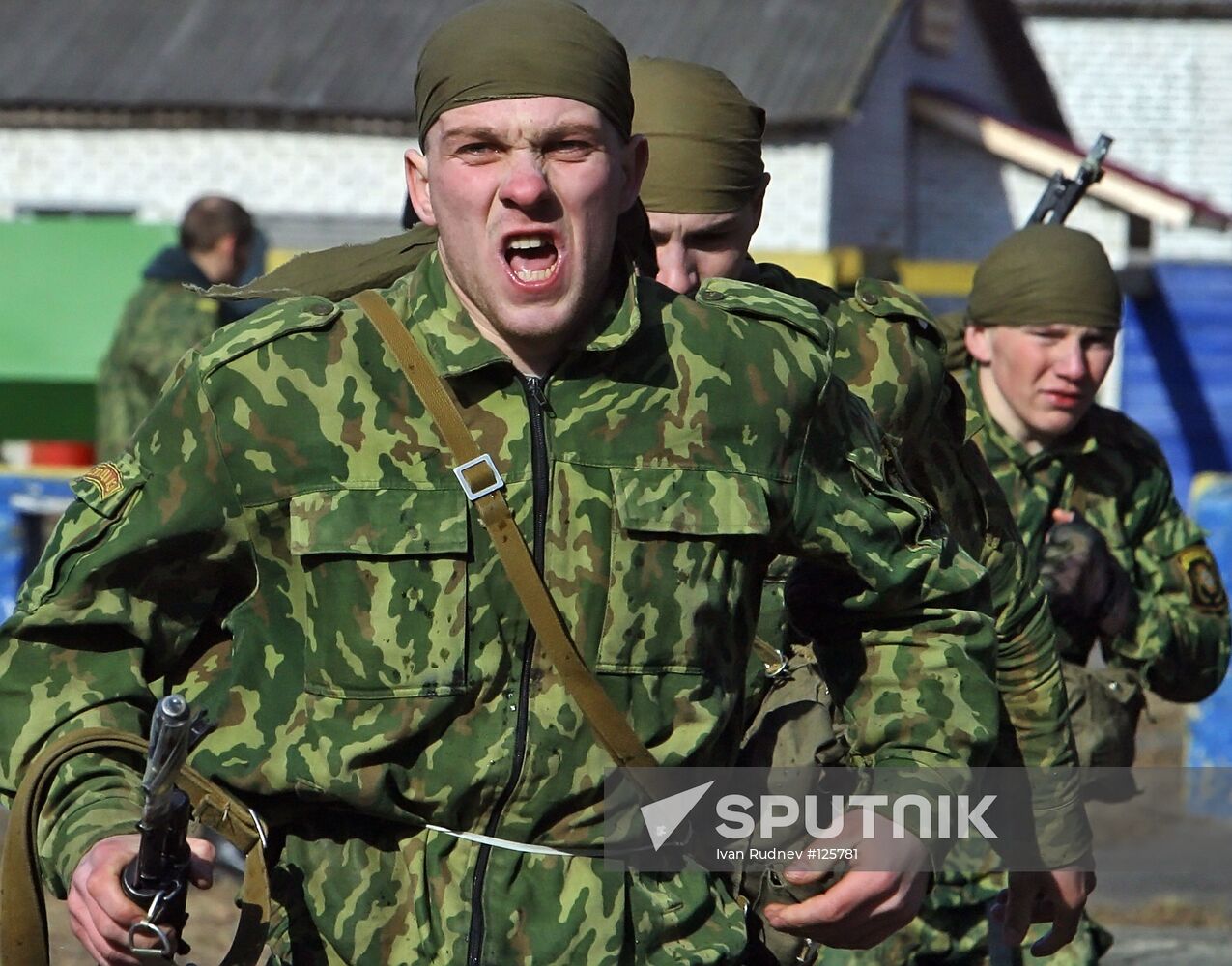 EXERCISES OF BELORUSSIAN SPECIAL TASK FORCE OFFICERS