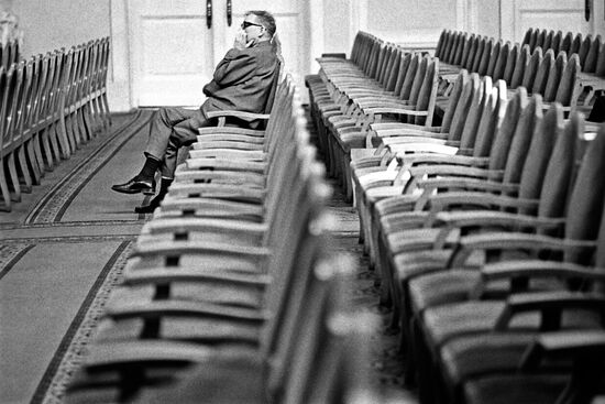 COMPOSER D.SHOSTAKOVICH IN THE CONSERVATORY