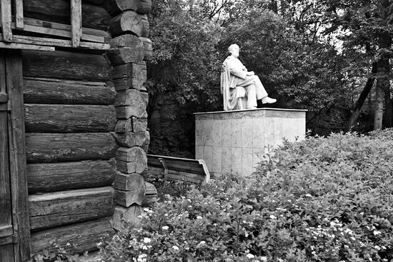 The Tsiolkovsky monument 