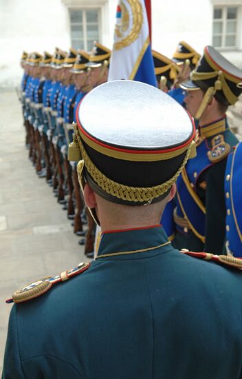 REGIMENTAL COLORS CONSECRATION
