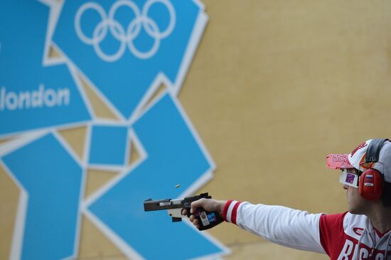 2012 Olympics. Men's Rapid Fire Pistol. Qualification