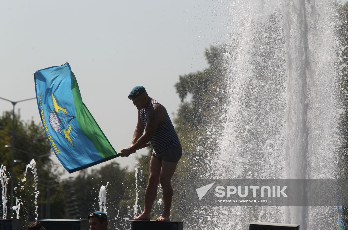 Celebrating Air Forces Day in Moscow